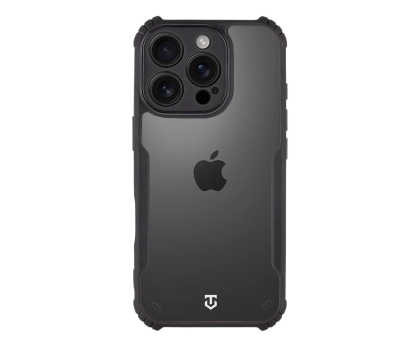 Etui do telefonów Tactical Quantum Stealth Kryt pro Apple iPhone 16 Pro Clear/Black